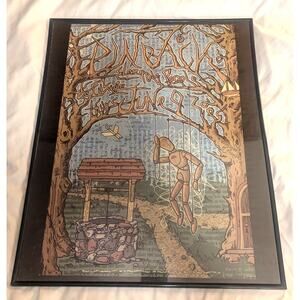 Vintage 2005 Pinback Sleeping People Framed Poster The Fillmore Auditorium SF CA